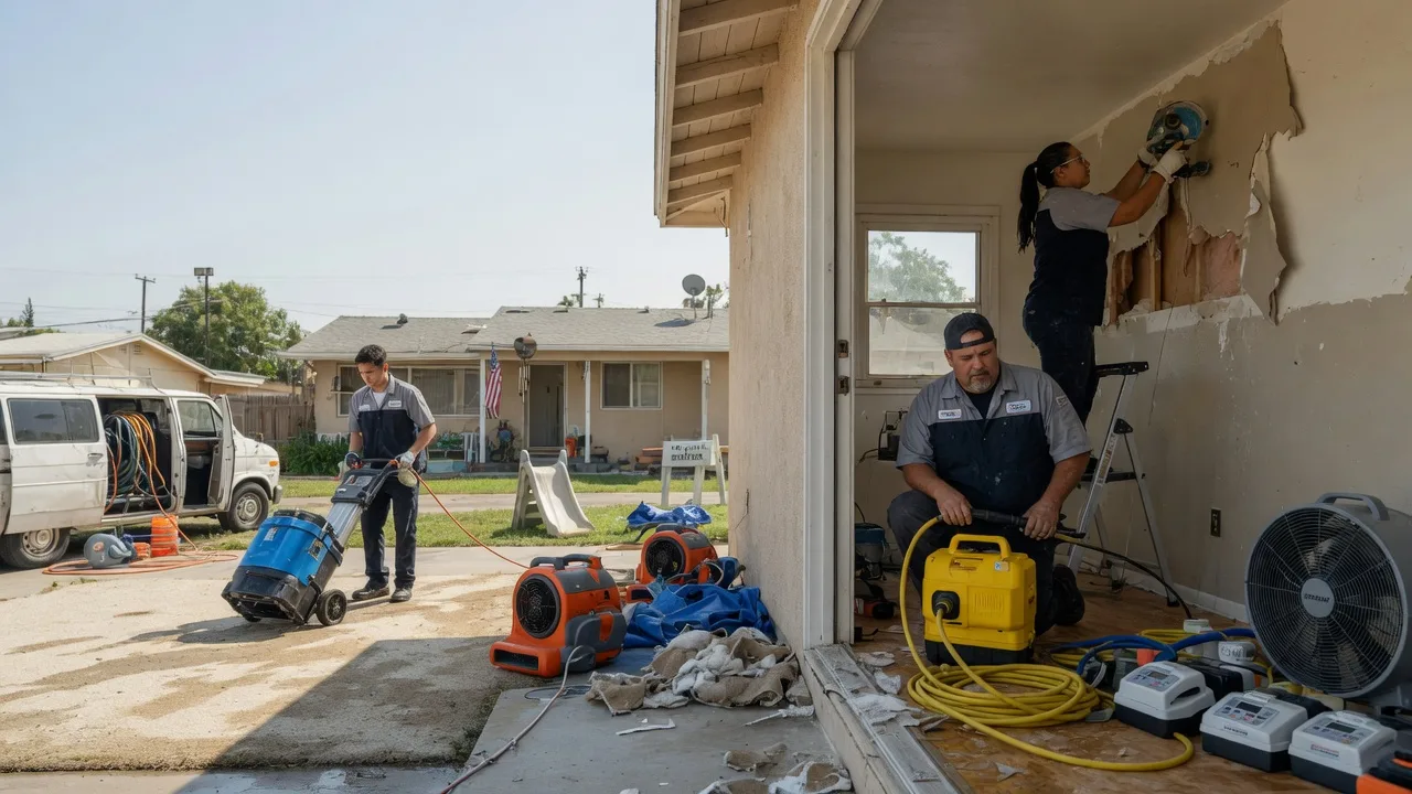 Water Damage Restoration in Hye, TX near me